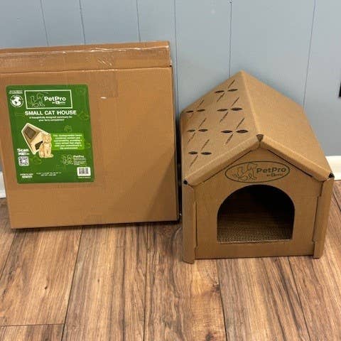 Designer Pet Products, LLC – wholesale Kattkliare - Katt – Kattkoja i kartong - Liten, för inomhuskatter och kaniner