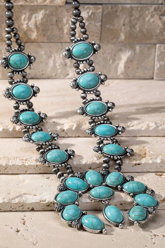 Shop Neighbors - Wholesale Pendant/Charm Necklace - Squash Blossom Necklace Set1