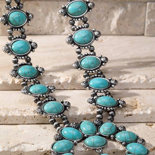 Shop Neighbors - Wholesale Pendant/Charm Necklace - Squash Blossom Necklace Set1