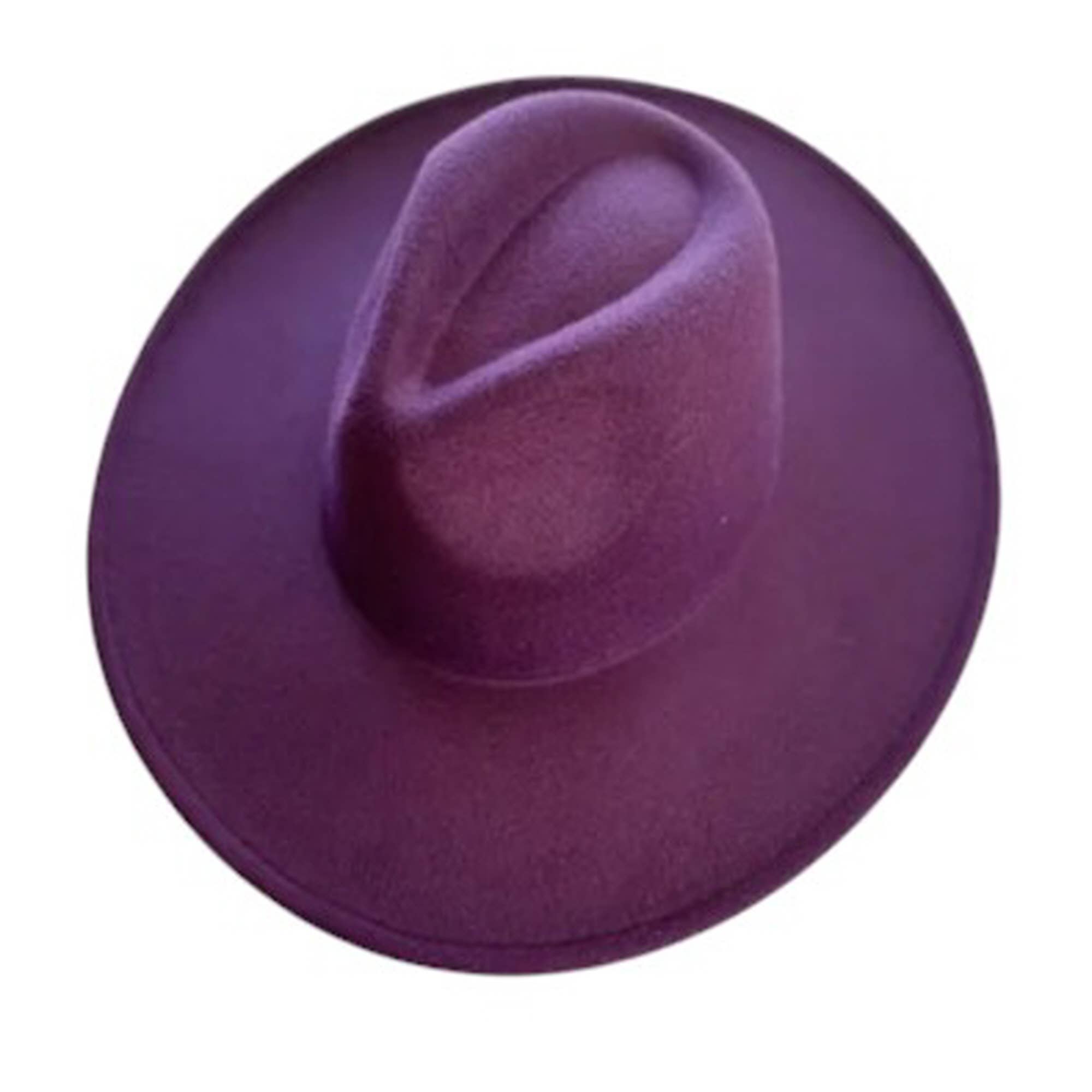 Portia Hat - Venta al por mayor Sombrero fedora - Unisex - Sombrero Clásico de Fieltro de Ala Ancha Disponible en 25 Colores!!16