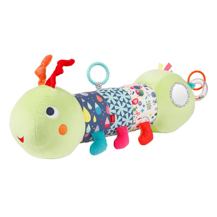 Fehn - Wholesale Crinkle Tag Toy - Baby - Caterpillar crawling roll - crawling aid - motor skills toy