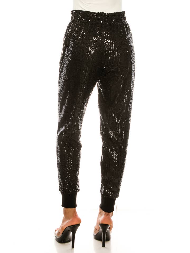 W.A.Y. --Wonderful And Young - Wholesale Pants - Women's - W.A.Y SEQUIN JOGGER