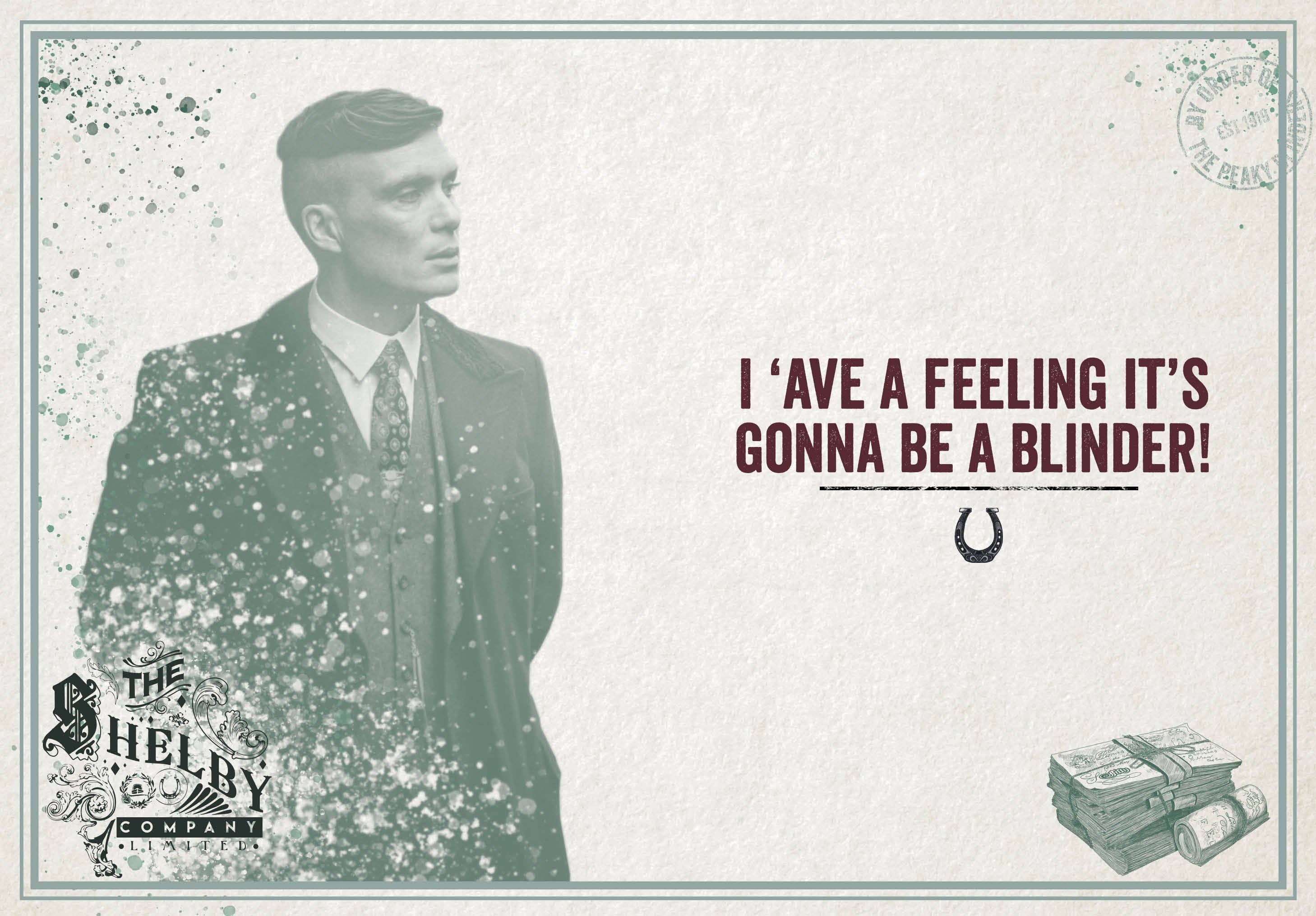 Danilo Promotions Ltd – wholesale Birthday card – Peaky Blinders Races Birthday Card3