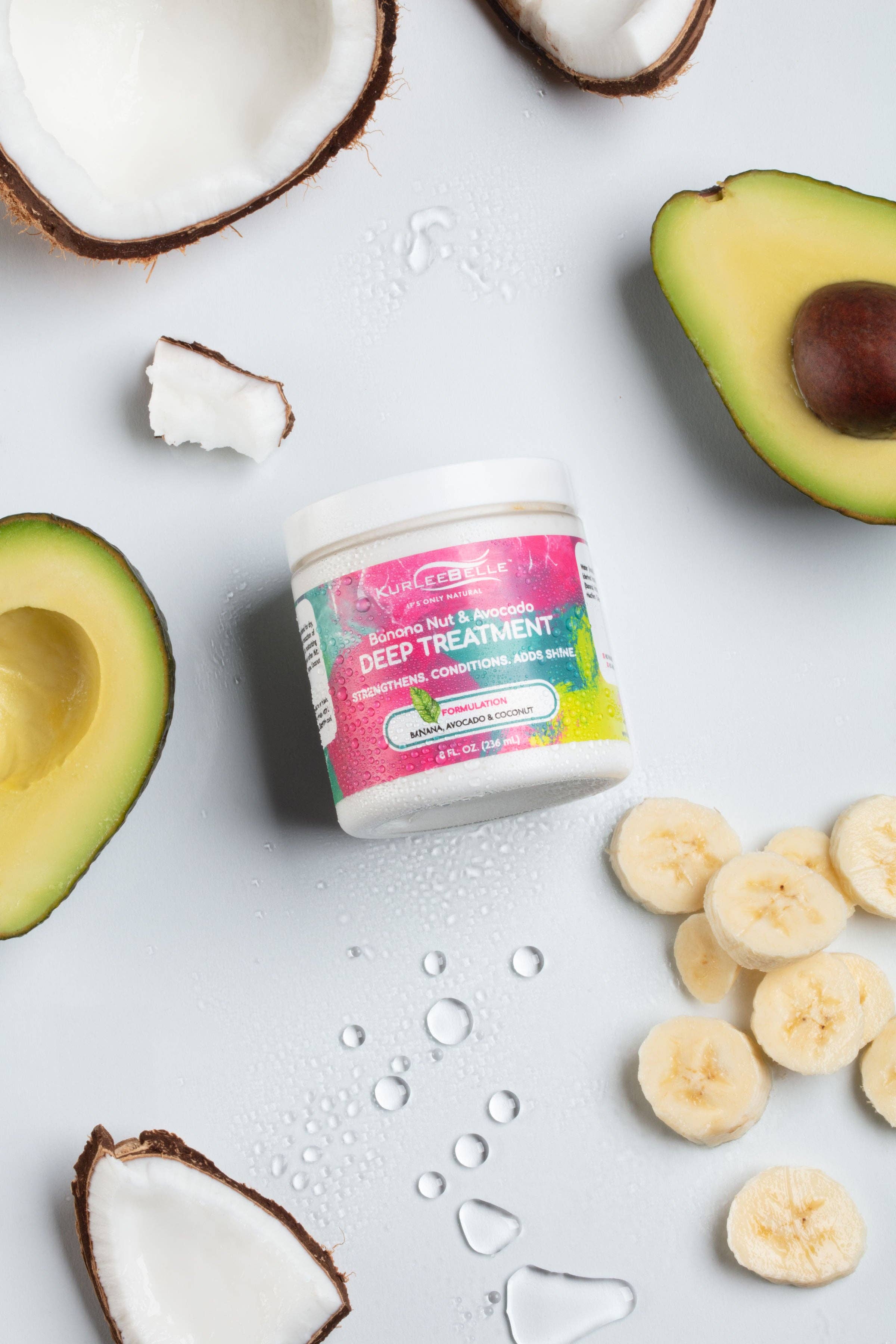 KurleeBelle – wholesale Hair conditioner – Banana Nut & Avocado Deep Treatment2