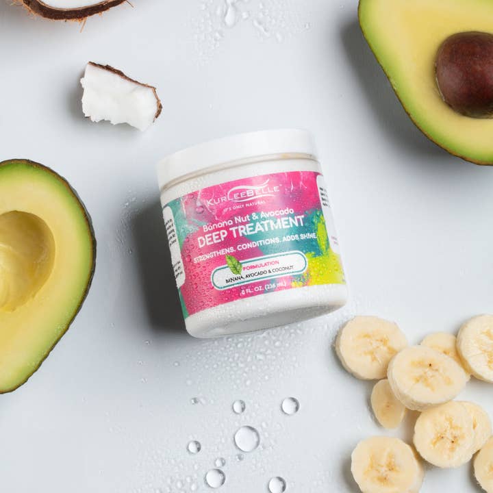KurleeBelle – wholesale Hair conditioner – Banana Nut & Avocado Deep Treatment2
