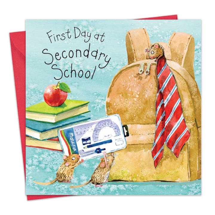 First Day At Secondary School Card for wholesale by Twizler Ltd