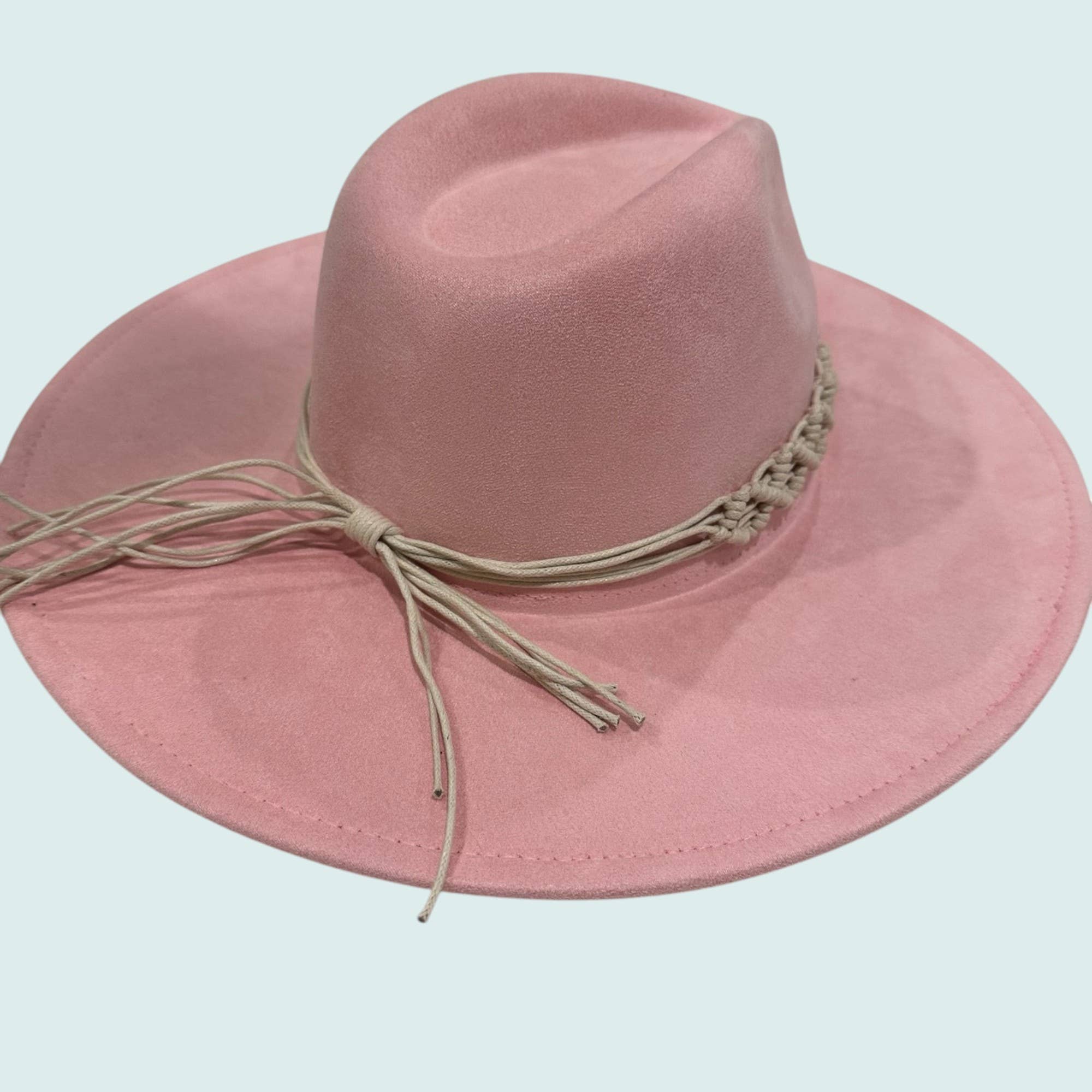 Bella Betty - Wholesale Hat Accessory - Women's - Handwoven Macramé Hat Band – Set of 3 (Boho Chic Adjustable)3