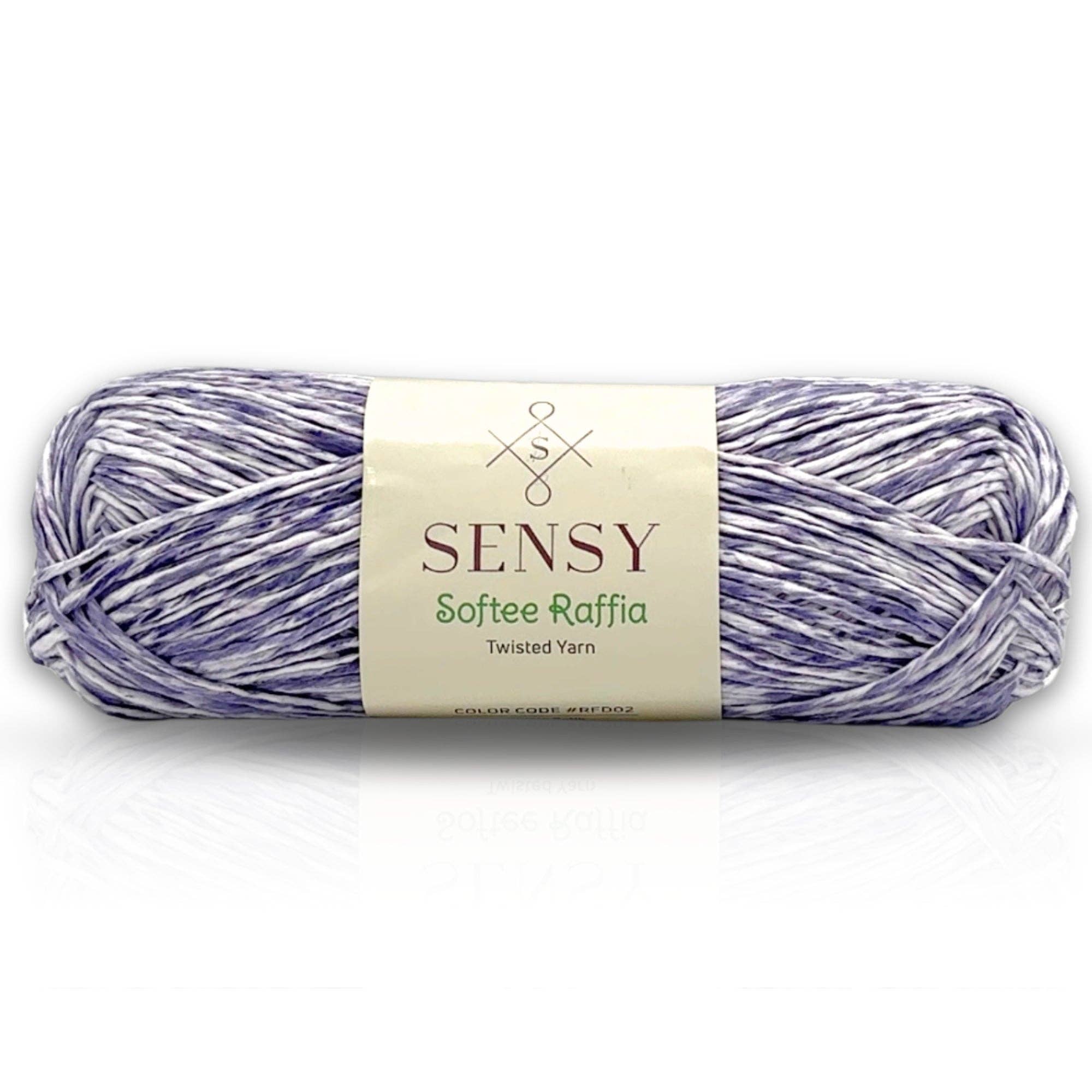 Sensy - Wholesale Yarn - Sensy Softee Raffia Twisted Yarn, 3.5 oz, 109 Yards, 100% Polyester, Gauge 4 Medium21