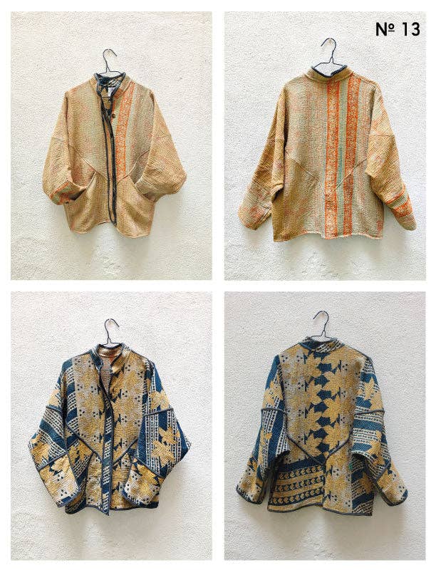 Indigo Collection - Wholesale Jacket - Women's - VINTAGE KANTHA JACKETS15