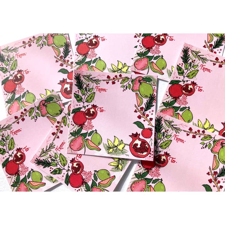 Set van 8 stickerlabels van en naar voor wholesale door SOMETHING OF A DANDY