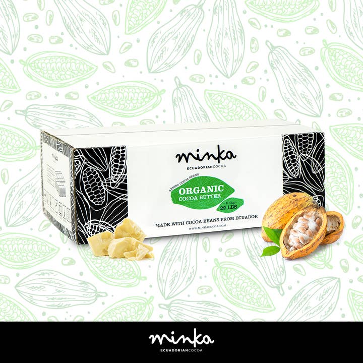 BEURRE DE CACAO - Biologique - Sans sucre - Céto - Entièrement naturel - Kasher 22 Lb pour la vente par Minka Chocolates