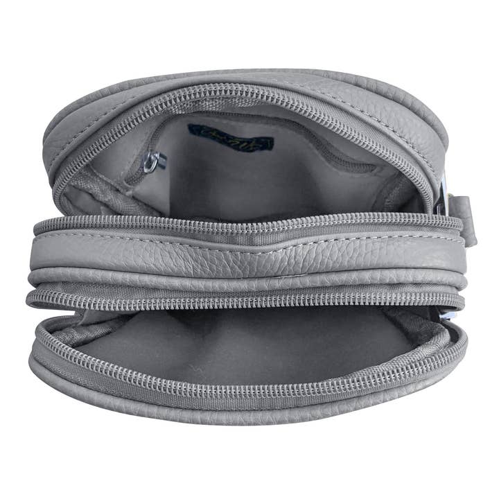 Roma Leathers, Inc. - Wholesale Crossbody Bag - Women's - W008 cowhide leather crossbody2