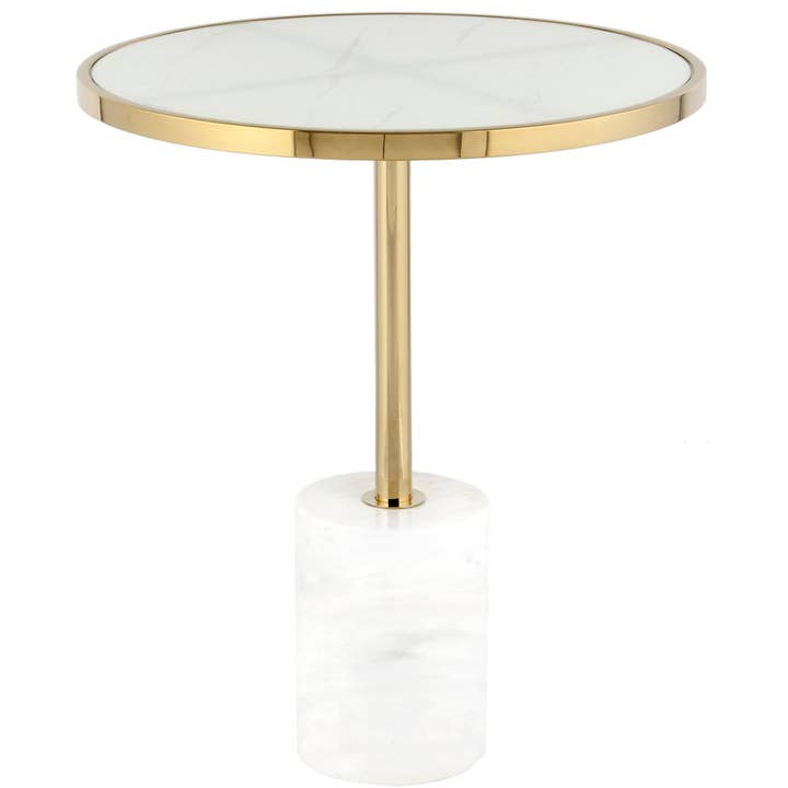 Lana 525 Sidobord Guld/Vit för wholesale av Kayoom Teppiche