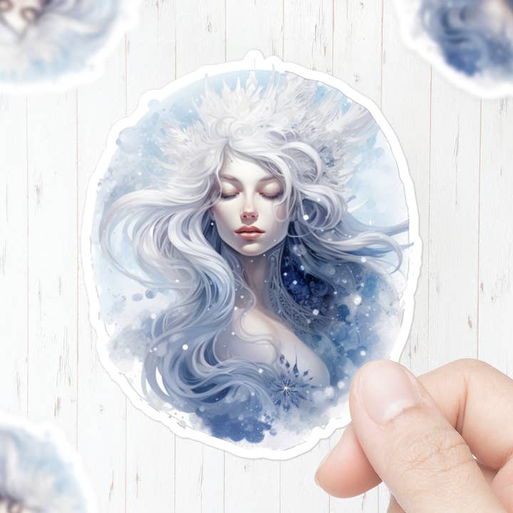 Adesivo Winter Goddess per la vendita all'ingrosso da parte di Mystical Clarity