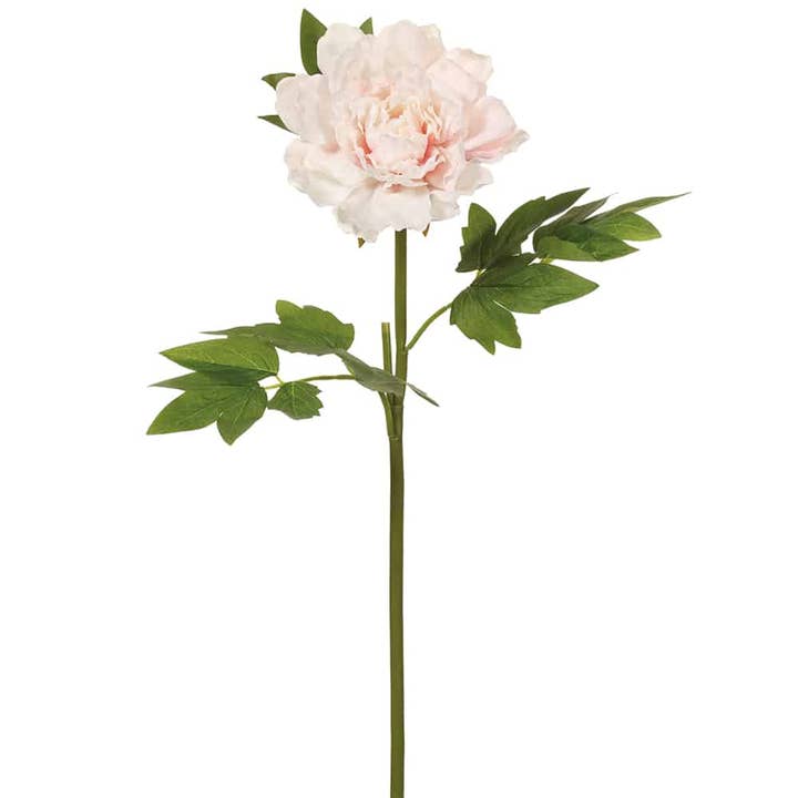 Silk Flower Depot - Wholesale Artificial Flowers - 23.5" Real Touch Peony Spray Blush