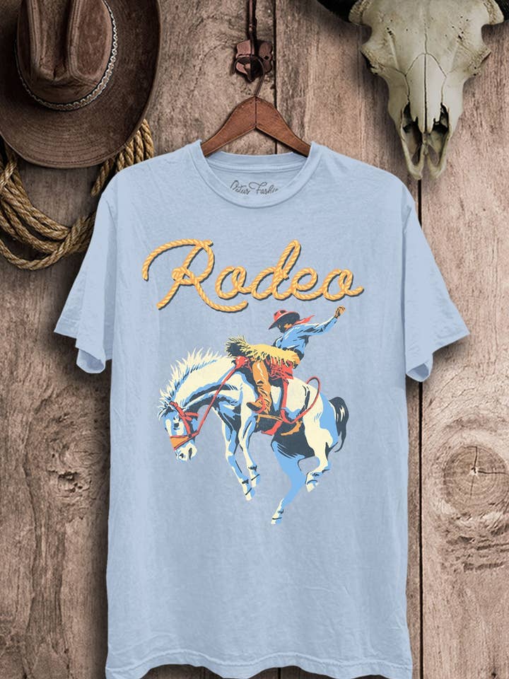 Lotus Fashion Collection - Wholesale Screen Printed T-Shirt - Women's - Rodeo Graphic Top1