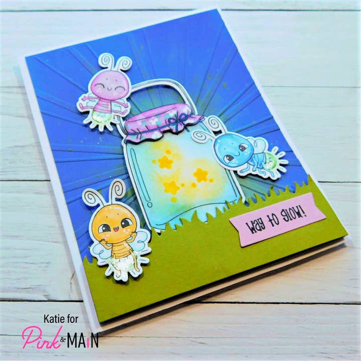 Pink and Main - Wholesale DIY Craft Kit - Sun Ray 6x6 Embossing Folder