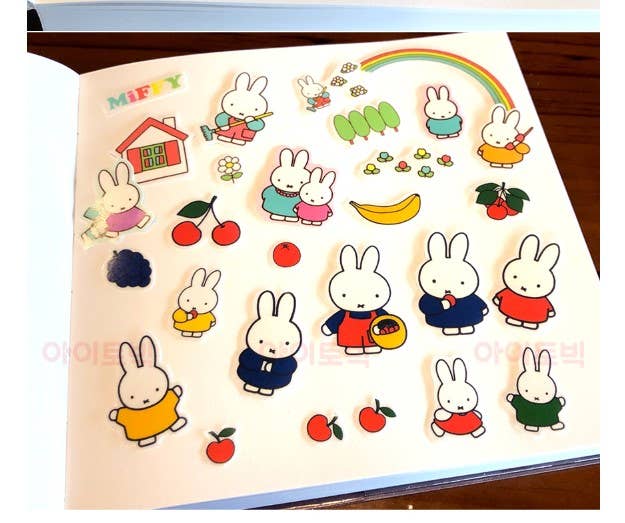 K-Wonderland - Wholesale Sticker - Miffy Deco Stickers Variety Pack- 60ea5