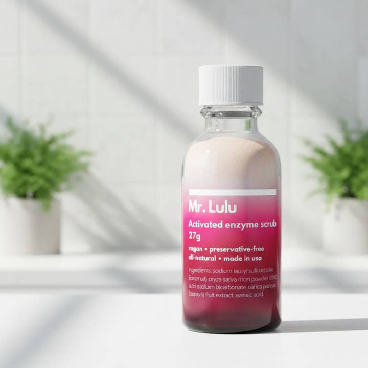 Activated Enzyme Scrub for wholesale by Mr. Lulu Skincare