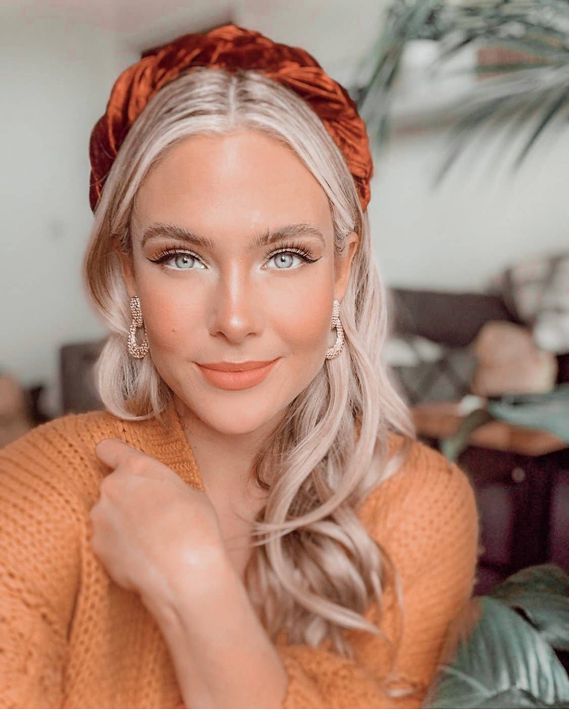 Iris Atelier - Wholesale Haarband - Dames - Gevlochten fluwelen hoofdband - grotere versie8