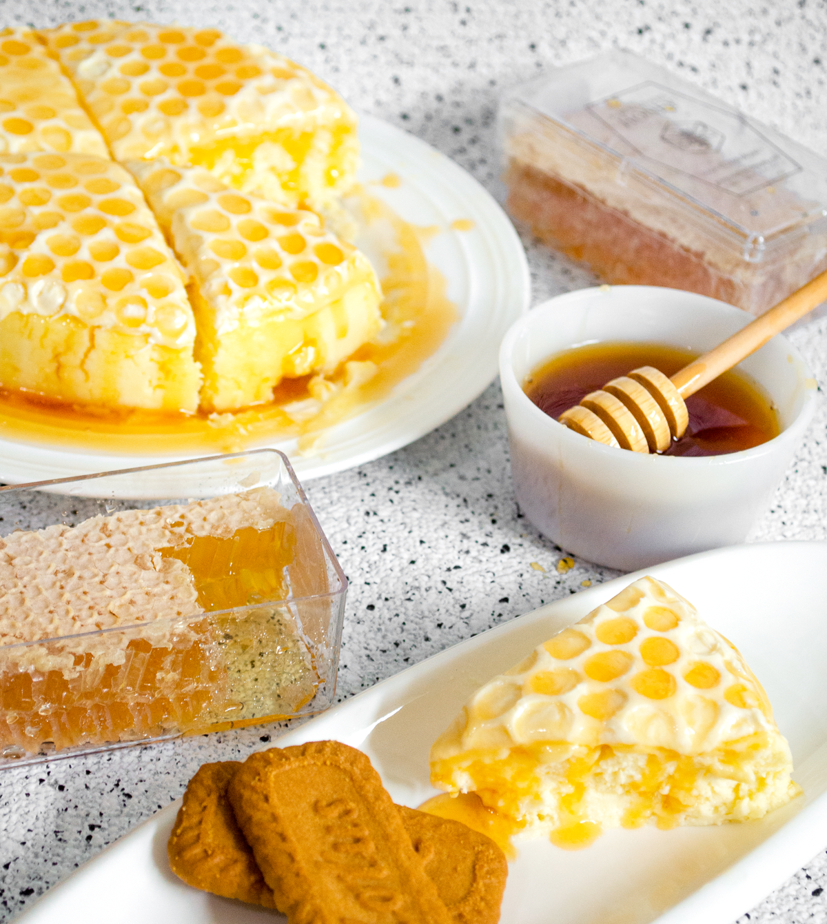 Pure Southern Honey - Wholesale Honey - Honeycomb 7 Oz (12)4