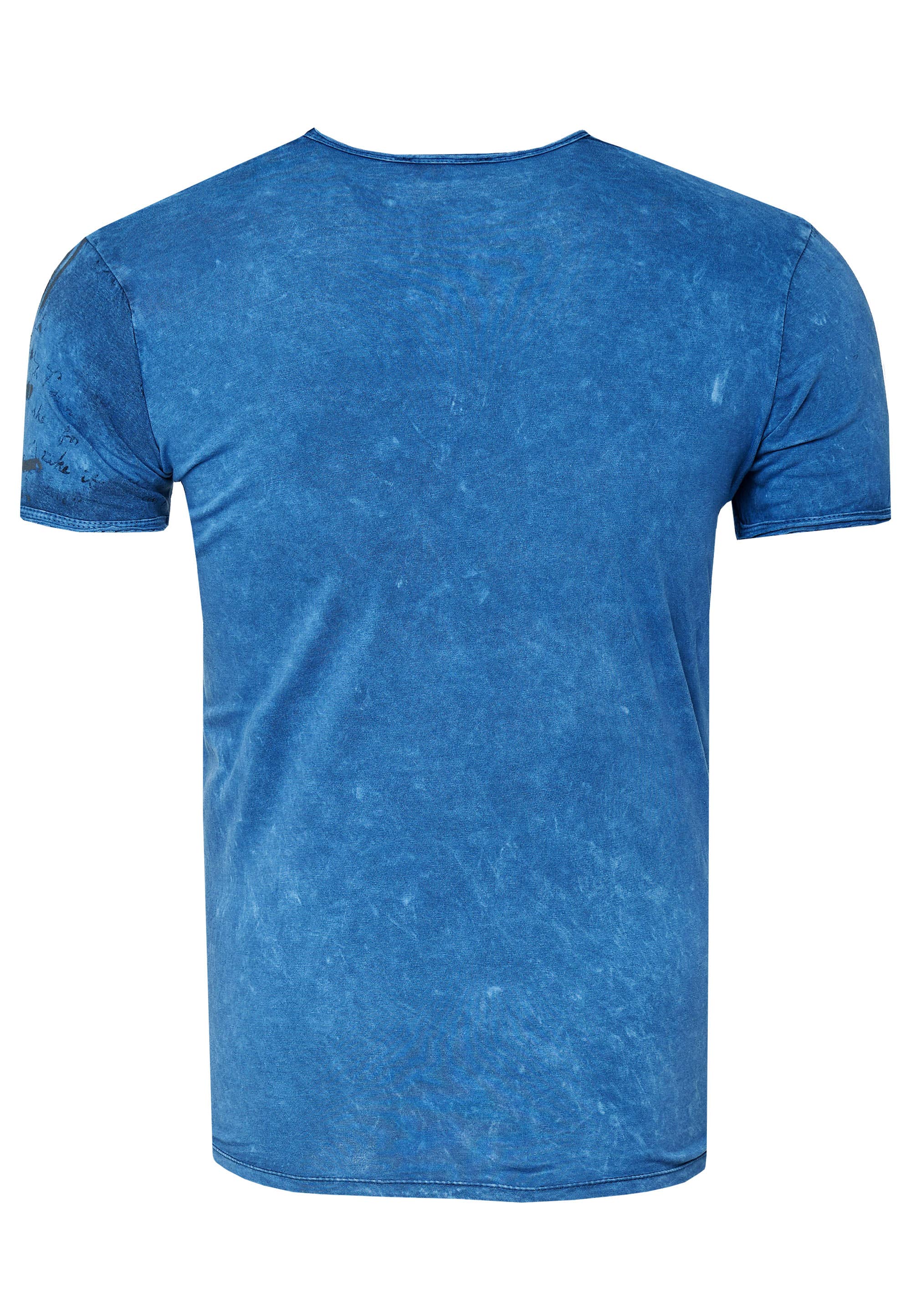 Rusty Neal - Wholesale Screen Printed T-Shirt - Men's - Faded T-Shirt with Front Print 22810
