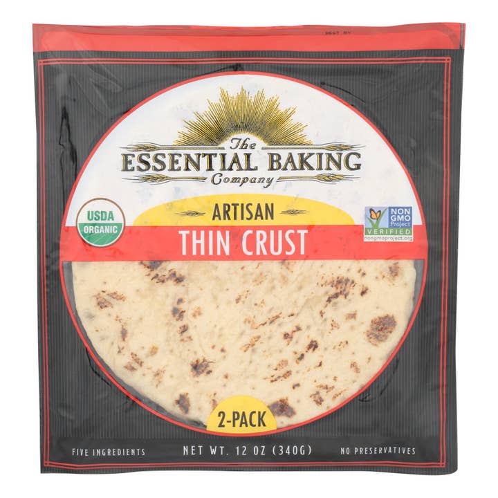 Ware Spark - Wholesale Bread/Tortilla - Essential Baking Company - Pizza Crust Thin Crst - Case Of 10 - 12 Oz