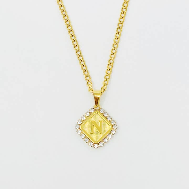 Ellison+Young - Wholesale Pendant/Charm Necklace - Aztec Delight Initial Necklace12