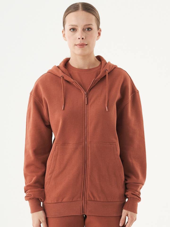 JUNDA- Unisex Soft Touch Sweatjacke aus Bio-Baumwolle for wholesale by ORGANICATION