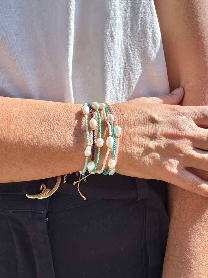 Fine Pearl Bracelets for wholesale by Greenwood Designs