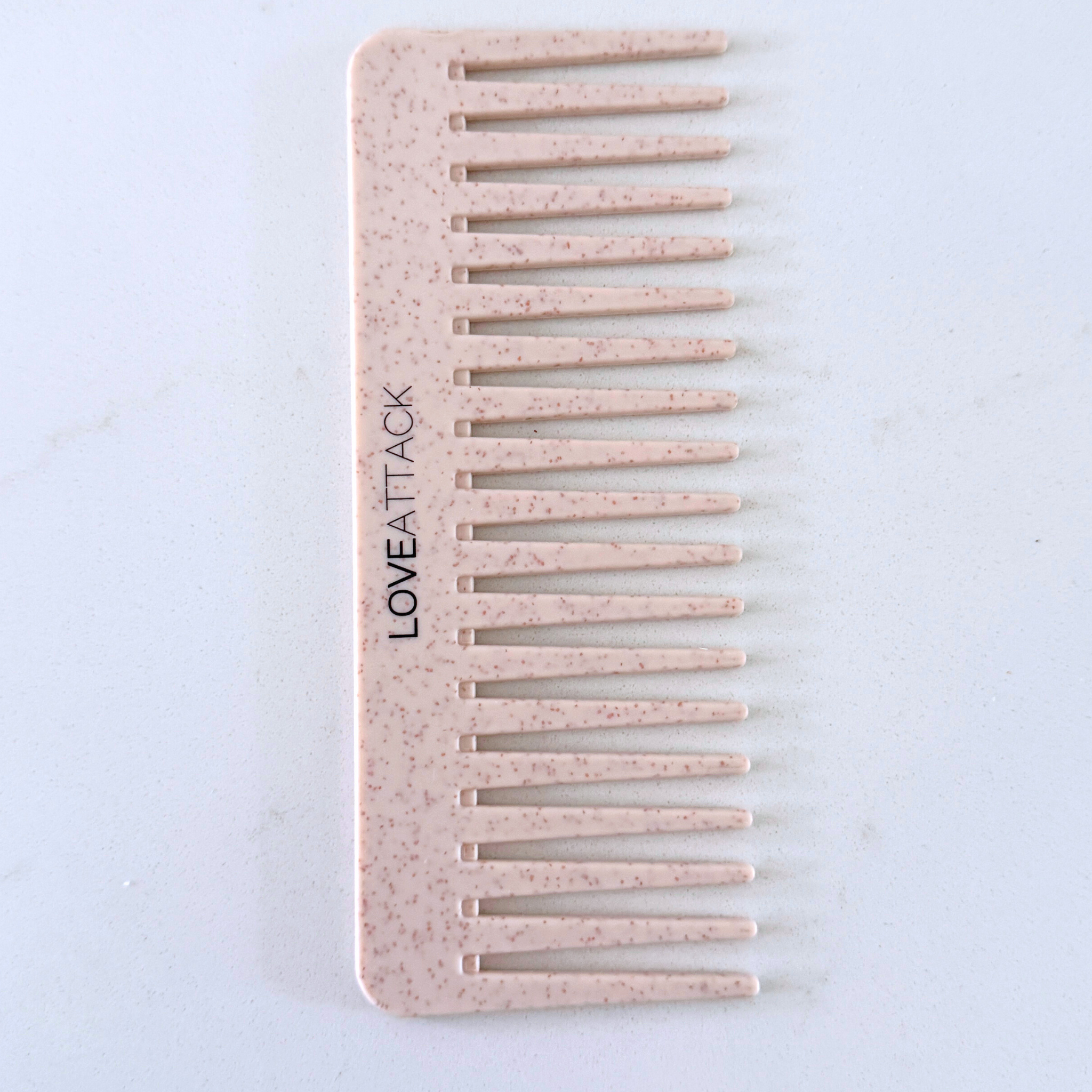 Love Attack - Wholesale Hair Brush/Comb - Wheat Straw Wide Tooth Wet/Dry Detangling Hair Combs7