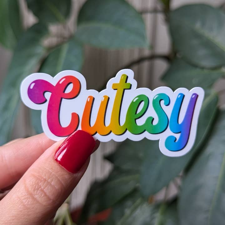 Cutesy sticker, cute gifts for teens, trendy demure merch for wholesale by Moonlit Creations