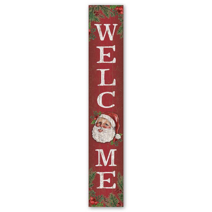 Welcome Santa Face - Porch Board™ - Porch Board™ HX for wholesale by ST Creations