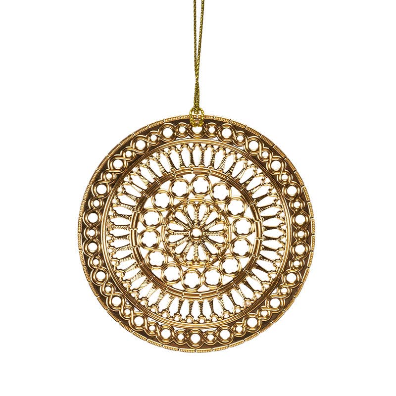 Pacific Trading - Wholesale Ornament - Assisi Cathedral Rose Window Christmas Ornament0