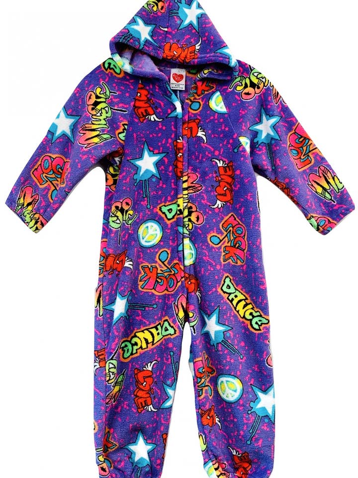 Grenouillère Rock Star Floue pour la vente par Made With Love & Kisses