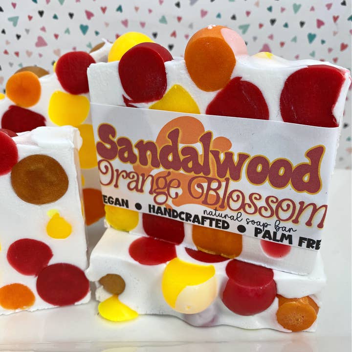Sandalwood Orange Handmade Soap Bar ✨NEW✨ Fall/Winter for wholesale by The Little Bubble