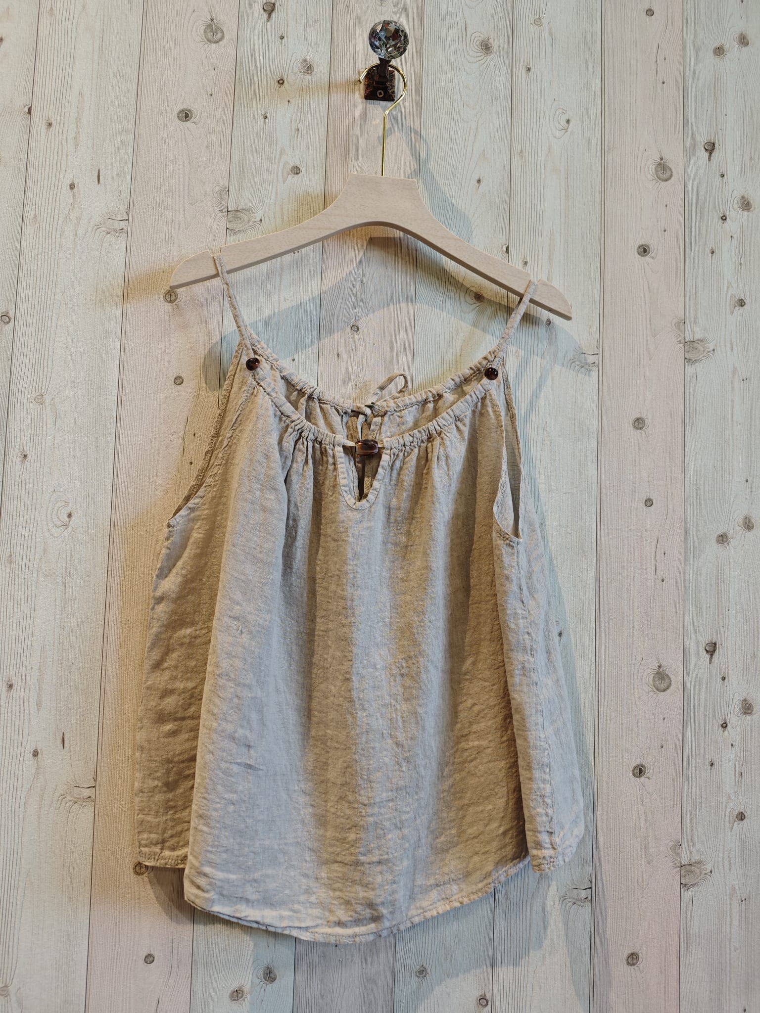 Linen & More - Wholesale Blouse - Women's - REF 18039 100% LINEN TANK TOP6