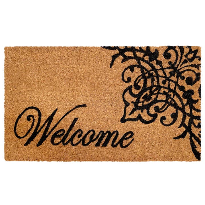 Scroll Welcome - Felpudo para venta al por mayor de Calloway Mills