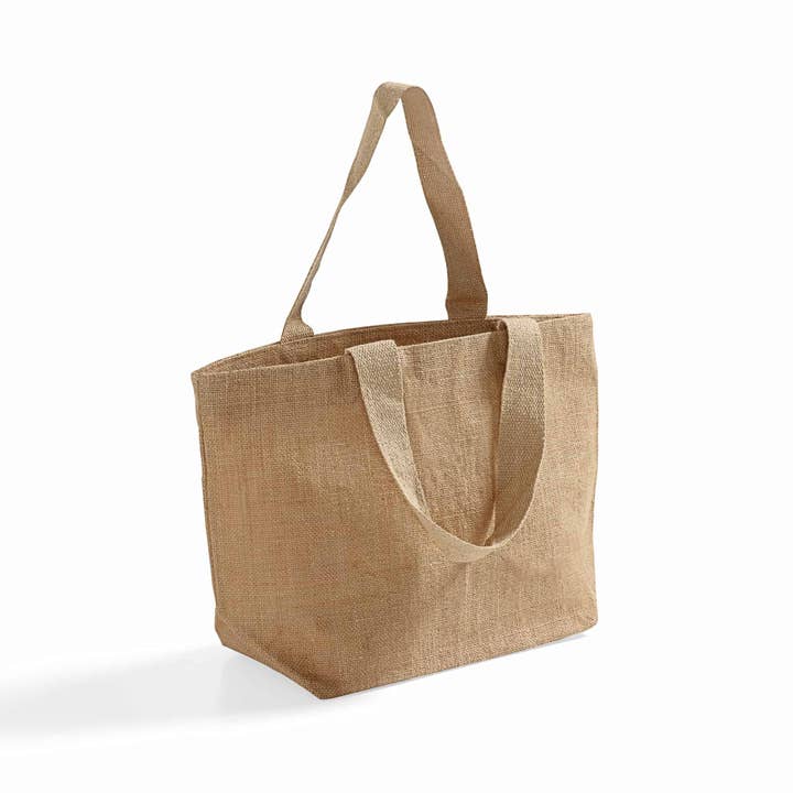 Natural TBF Medium Versatile Jute Tote - TJ894 for wholesale on Faire8