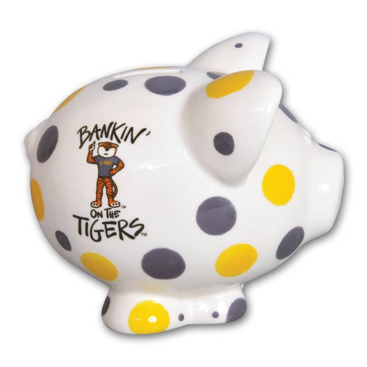 MAGNOLIA LANE - Wholesale Money/Piggy Bank - LSU Piggy Bank