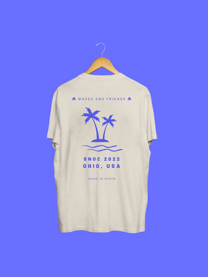 SNOC T-SHIRT WAVES AND FRIENDS for wholesale by SNOC