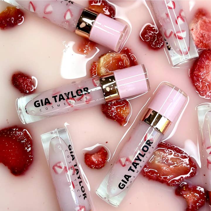 Strawberry and Coconut Gloss for wholesale by Shop Gia Taylor LLC.