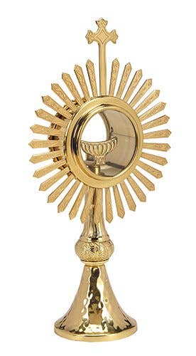 Christian Brands Church Supply - Wholesale Decorative Tabletop Object - Budded Crs Ray Monstrance0