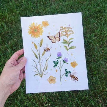 Skonsam äng - Väggkonsttryck för wholesale av Fun Gal Studio