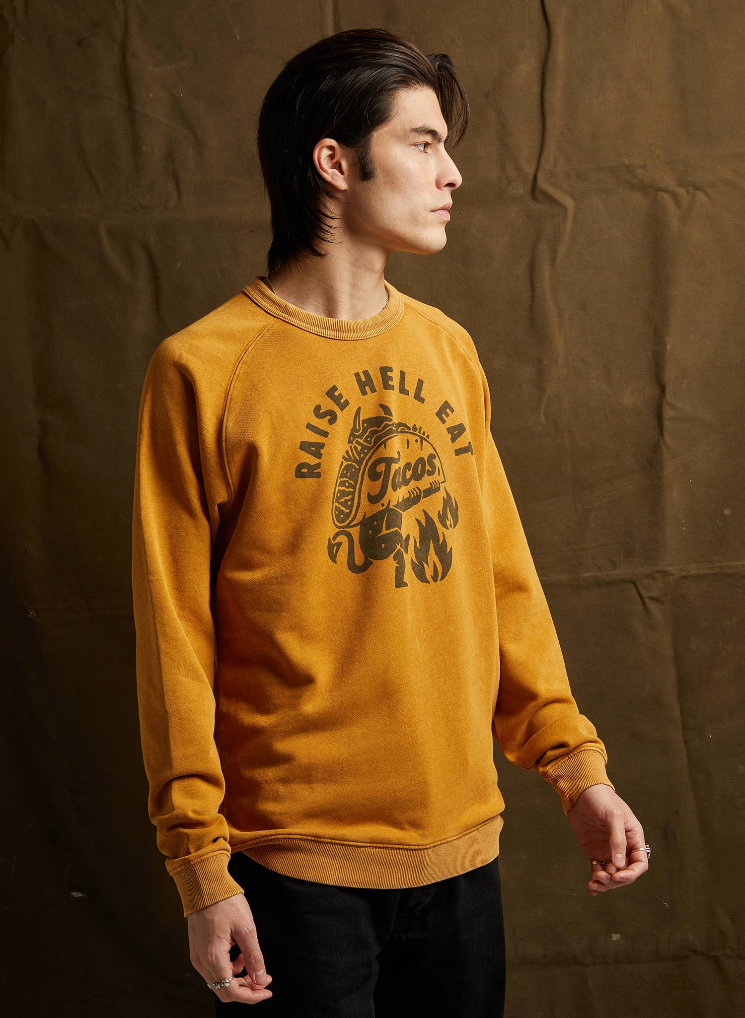 Pyknic - Vendita all'ingrosso Felpa stampata - Donna - Sollevare l'inferno mangiare tacos1