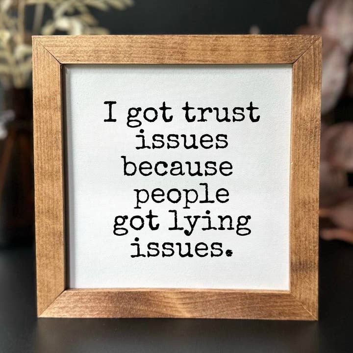 Lustiges/sarkastisches Zitat im Rahmen für den Großhandel von Teele and Co.