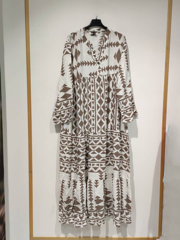 Pomelo paris – Großhandel Kleid – Damen – ELMO langes Sommerkleid 02 - PE252