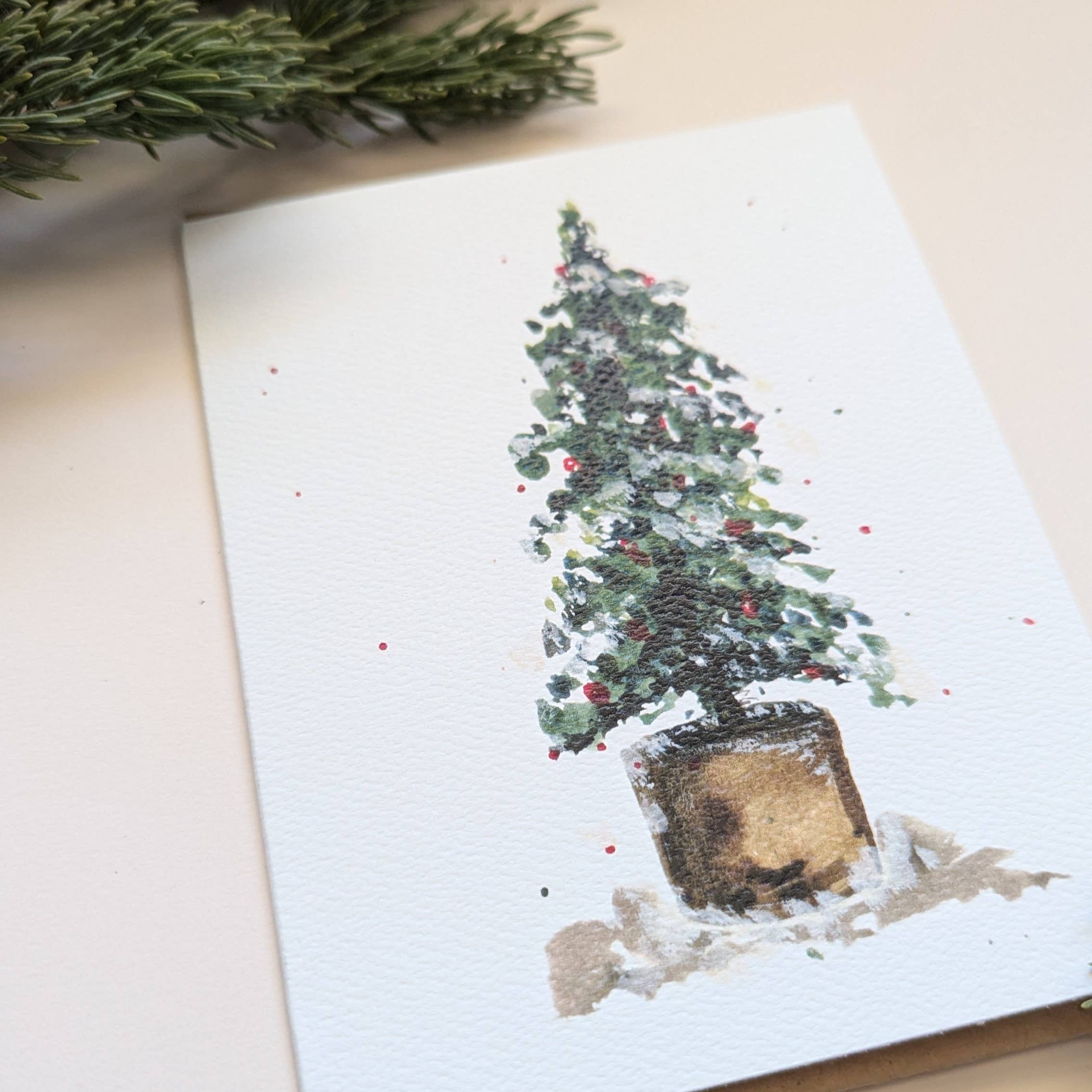 Amy Rae Maker – wholesale Christmas card – Holiday Christmas Tree2