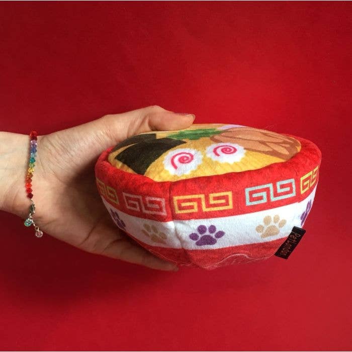 PetLondon – wholesale Pet plush toy – Dog – Noodle Bowl Plush Dog Toy3