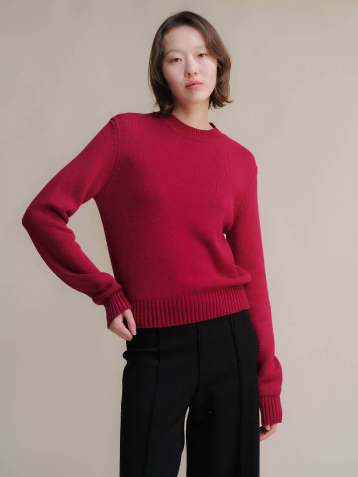 Lèmme - Wholesale Knit Sweater - Women's - Pure Cashmere Crewneck Sweater